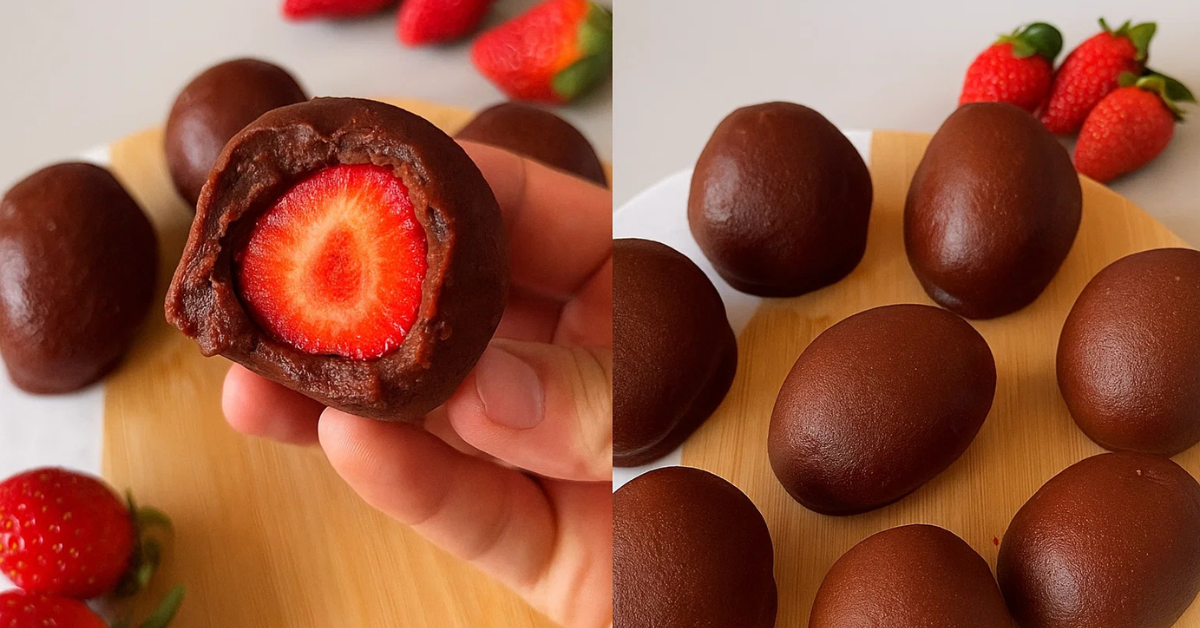 Morango do Amor de Chocolate