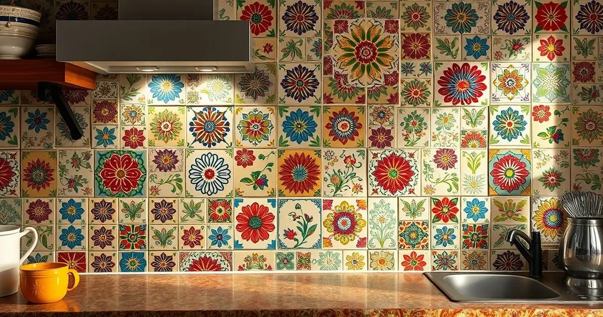 Cerâmica para parede de cozinha com desenhos Cerâmica para parede de cozinha com desenhos