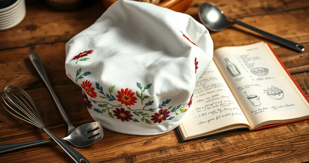 Chapeu para chef de cozinha