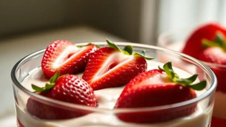 doce com morango