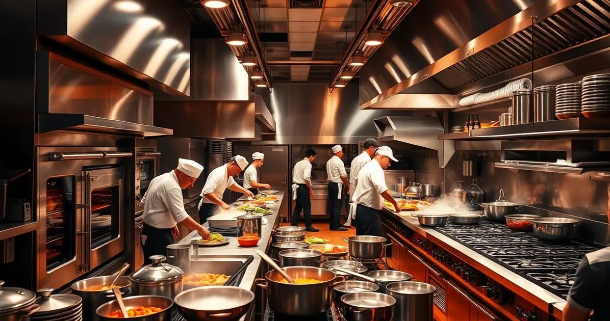 Equipamentos de cozinha industrial