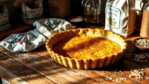 Receita de massa para quiche