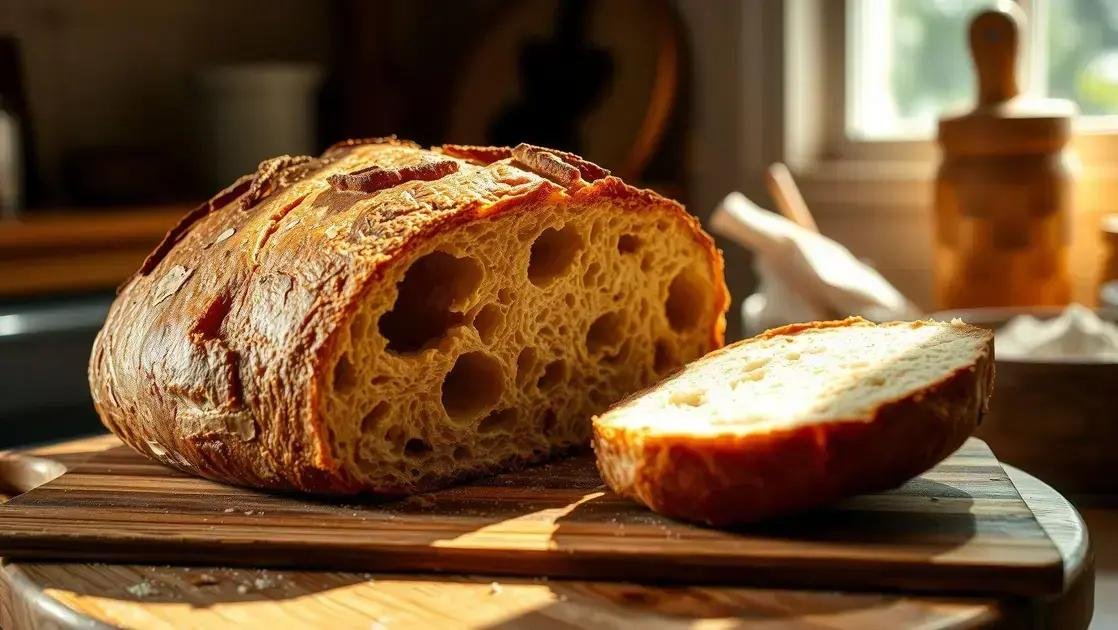 Pão com fermentação natural