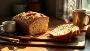 Pão com fermento de bolo