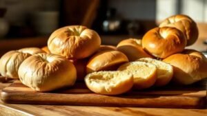 Pão para cachorro quente