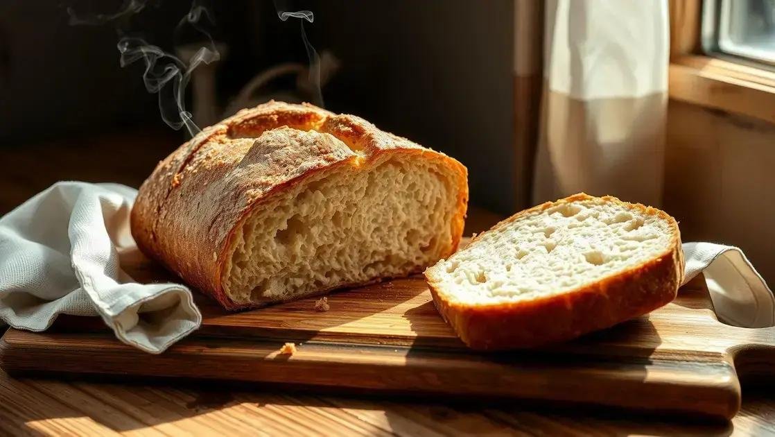 Pão sem glúten e sem lactose