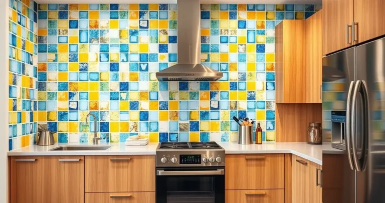 papel de parede para cozinha azulejo