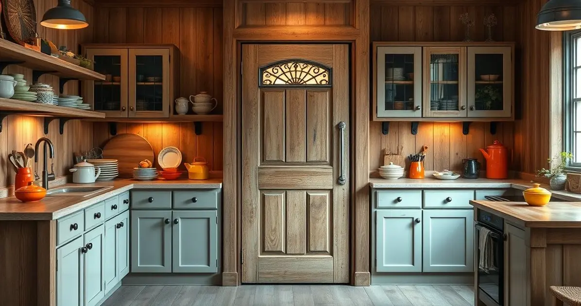 Porta de aluminio para cozinha
