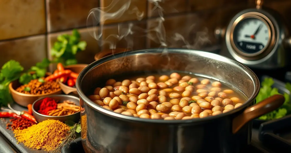 Quanto tempo é para cozinhar o feijão