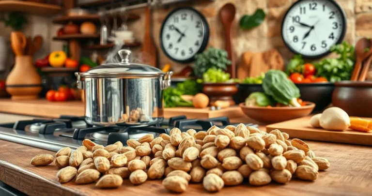 quanto tempo para cozinhar amendoim com casca na panela de pressao
