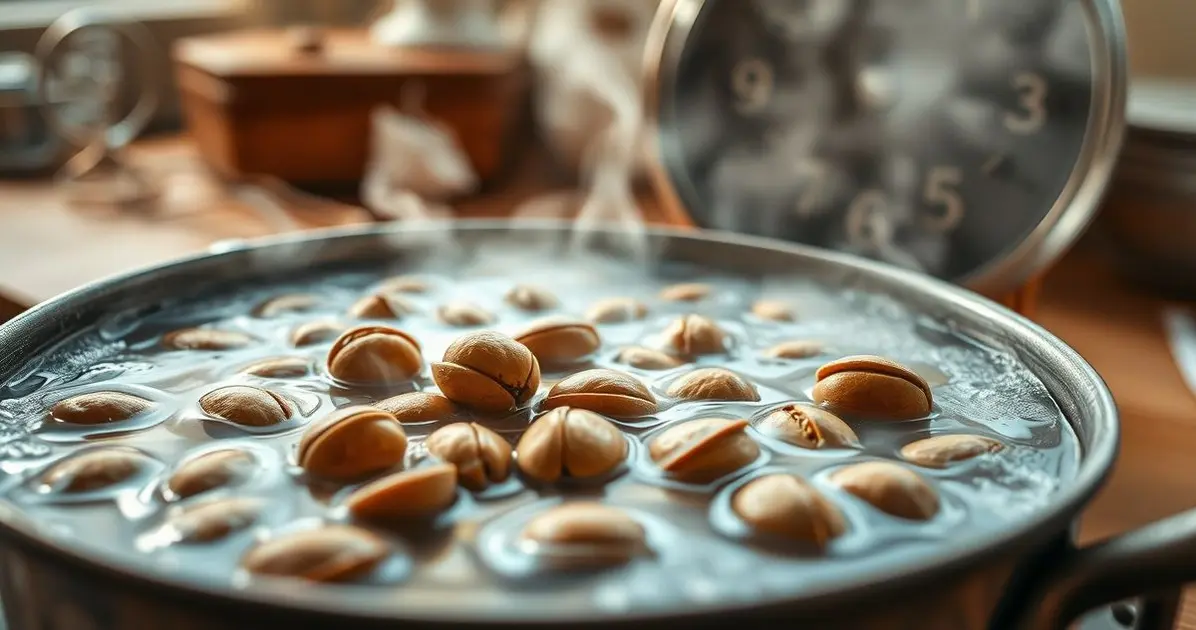 Quanto tempo para cozinhar pinhão com casca