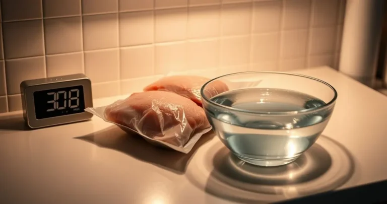 quanto tempo para o frango descongelar