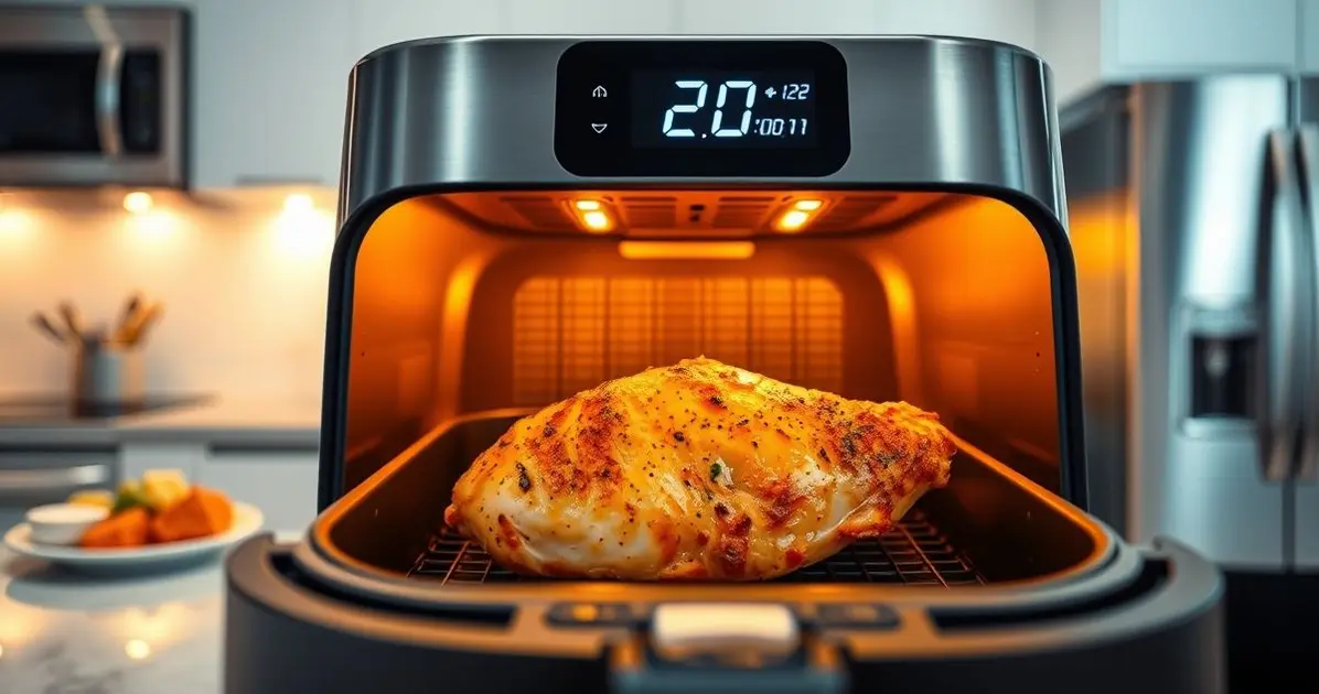 Quanto tempo para o frango ficar pronto na airfryer