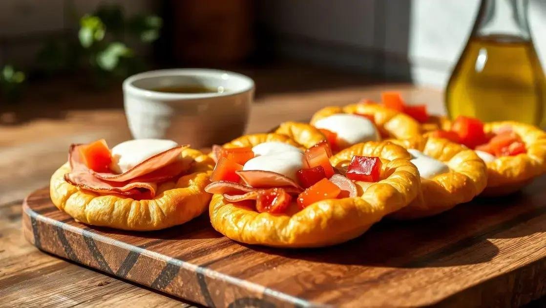 Receita com massa de pastel