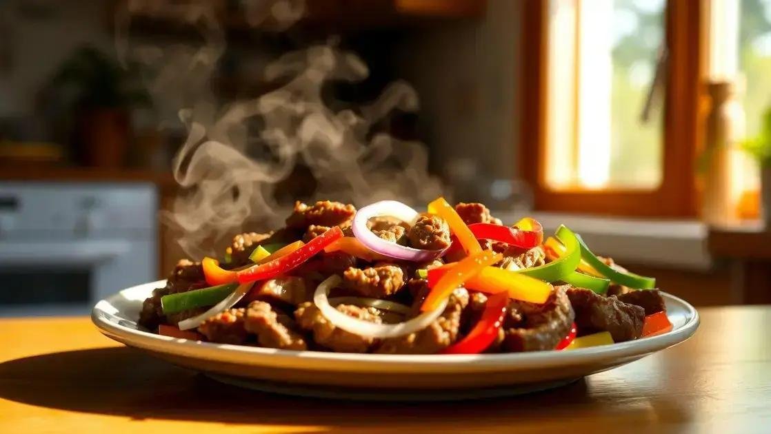 Receita de carne para almoço