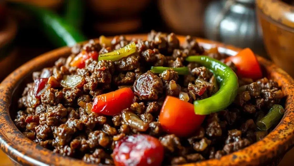 Receita de carne para pastel