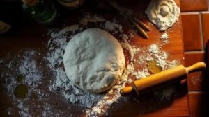 Receita de massa para pizza