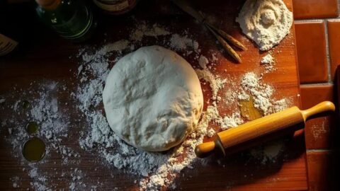 Receita de massa para pizza Receita de massa para pizza