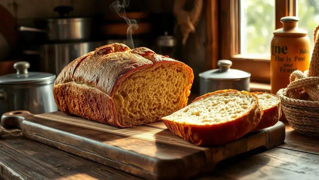 Receita de pão para máquina de pão