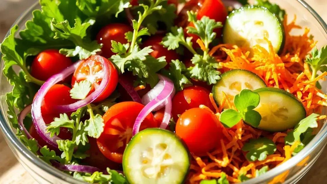 Receita de salada para emagrecer