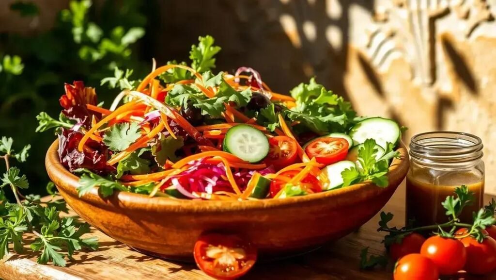 Salada com molho