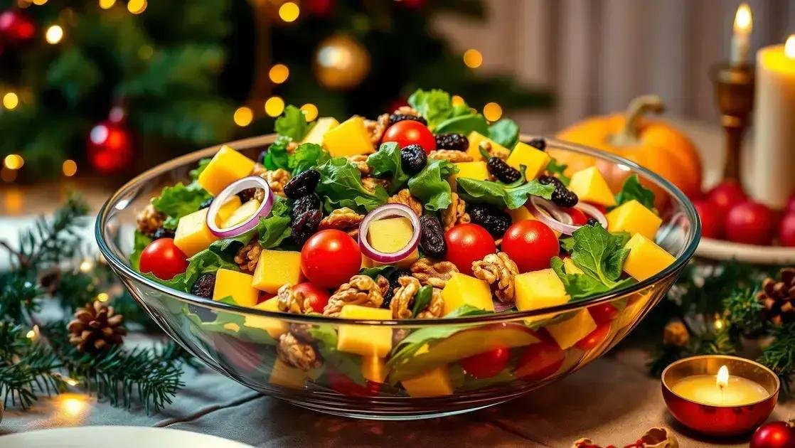 salada para natal