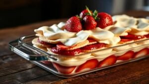 Torta com biscoito champagne