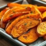 Batata doce assada