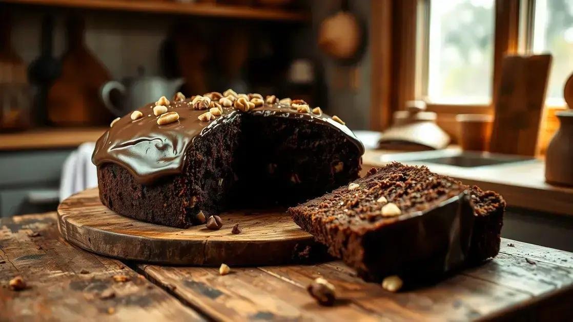 bolo amanteigado de chocolate