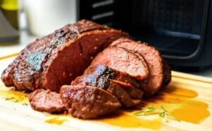 Carne assada na airfryer
