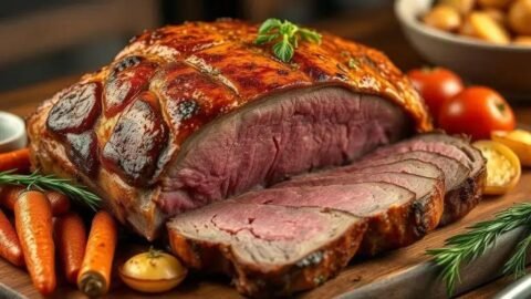 Receita de carne assada no forno suculenta