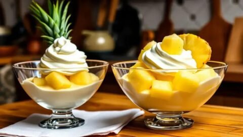 Receita de doce com abacaxi