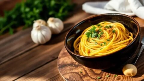 Receita de massa alho e óleo