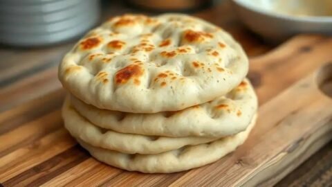 Receita de pão arabe