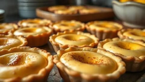 Receita de pastel de nata português