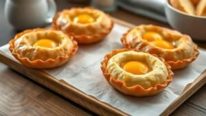 Pastel de ovos tudo gostoso