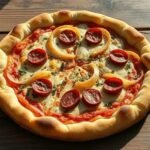 pizza caseira de calabresa