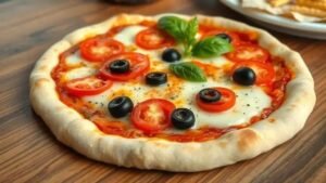 Pizza sem farinha de trigo