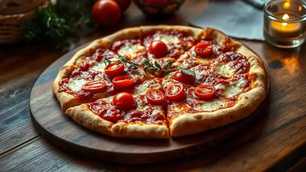 Pizza sem leite