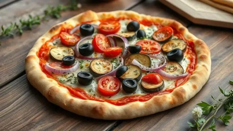 Pizza sem queijo