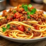 Receita de massa com carne