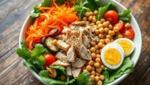 Receita de salada completa