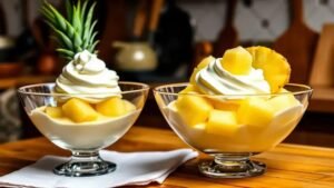 Receitas de sobremesa de abacaxi com leite condensado