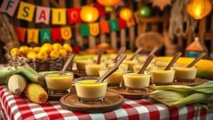 Receitas de sobremesa de festa junina