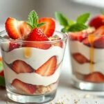 Receitas de sobremesa de morango simples