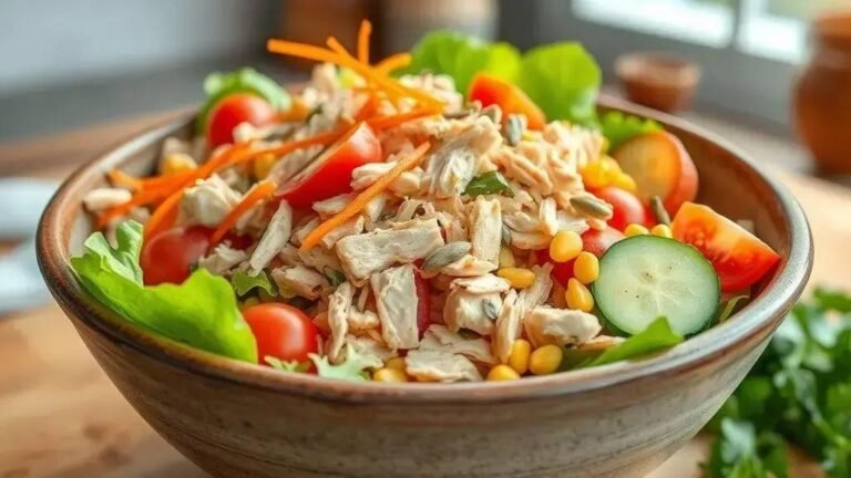 salada com frango