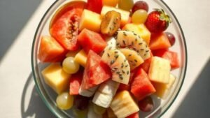 Salada de frutas saudável