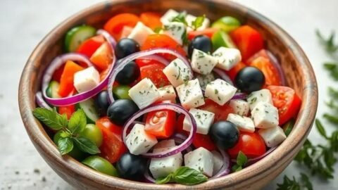 Receita de salada grega