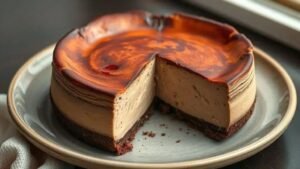 Torta basca de chocolate