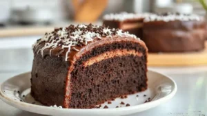 bolo gelado de chocolate